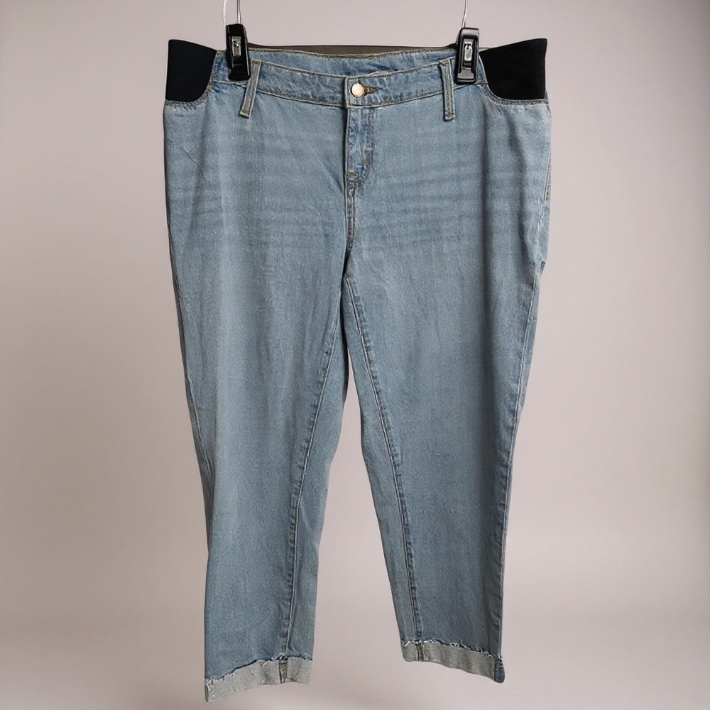 Isabel Women’s Maternity Boyfriend Distressed Jeans Size 6